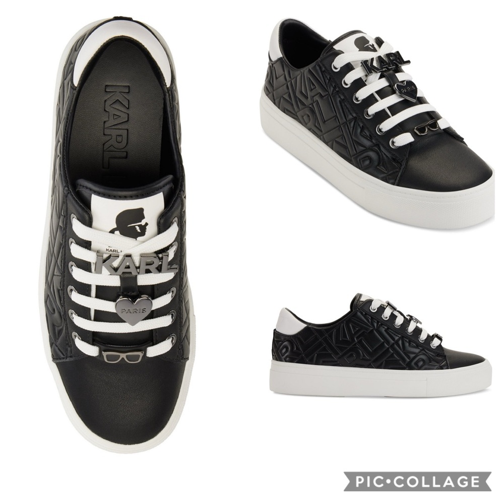Karl Lagerfeld Cate Karl Logo Platform Sneakers
